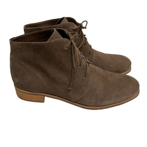 Blondo Booties Women's 10 M Rayann Waterproof Chukka Lace Up Leather - Picture 2 of 11